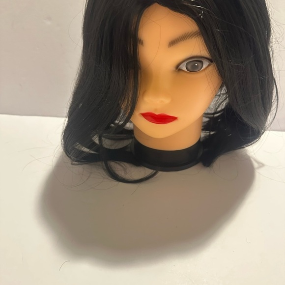 New Black Shoulder Length Cosplay Synthetic Wig For Women|12 Inches - Picture 3 of 11